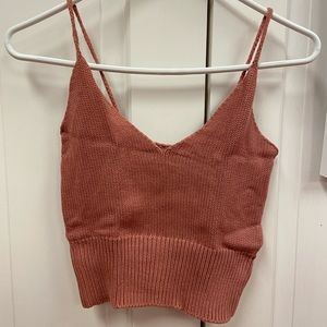 Pink Brandy Melville Sweater Tank